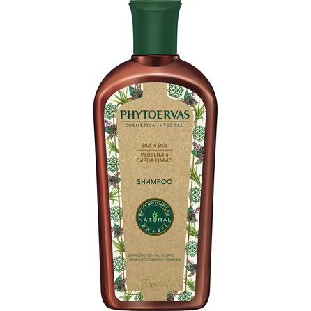 Shampoo Phytoervas Dia a Dia Verbena e Capim-limão 250ml – miniatura 1