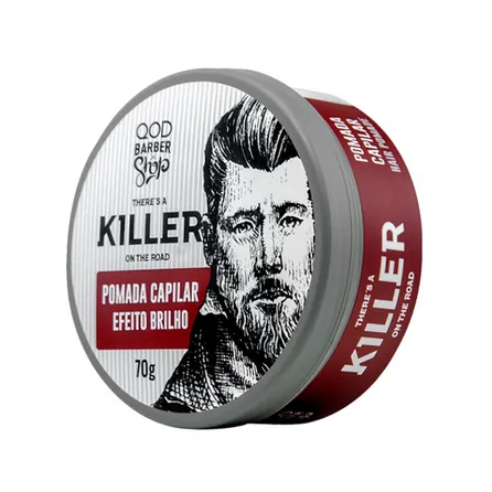 Pomada Capilar QOD Barber Shop Killer Efeito Brilho 70g – miniatura 2