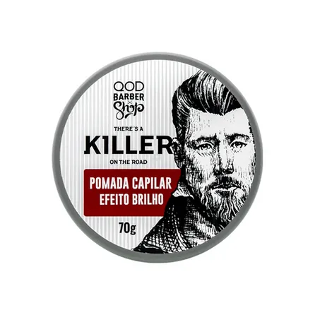 Pomada Capilar QOD Barber Shop Killer Efeito Brilho 70g – miniatura 1
