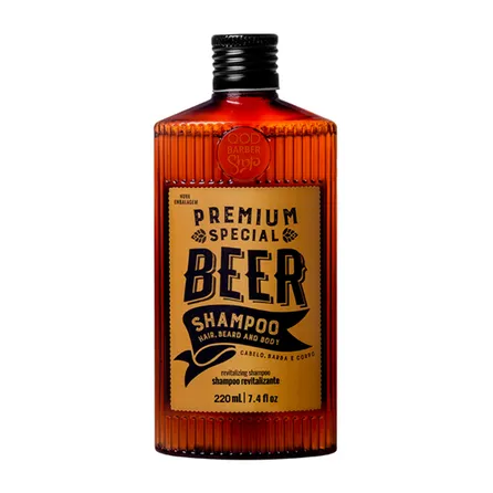 Shampoo QOD Barber Shop Premium Special Beer 220ml – miniatura 1