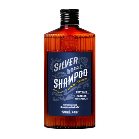 Shampoo QOD Barber Shop Silver Boost 220ml – miniatura 1