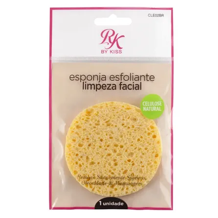 Esponja Esfoliante para Limpeza Facial Ruby Kisses 1un – miniatura 2