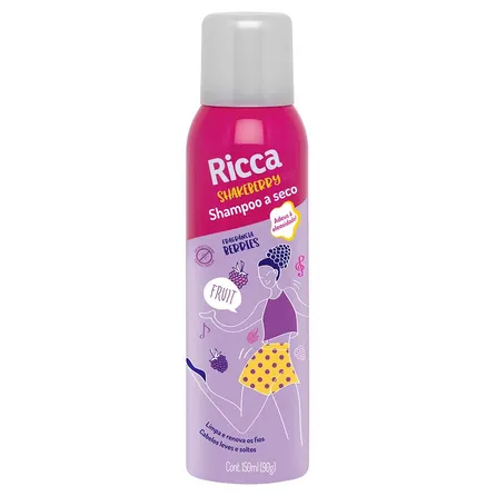 Shampoo a Seco Ricca Shakeberry 150ml – miniatura 1