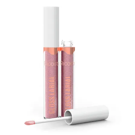 Gloss Labial Ricosti Vegano Rosa Fashion 4ml – miniatura 1