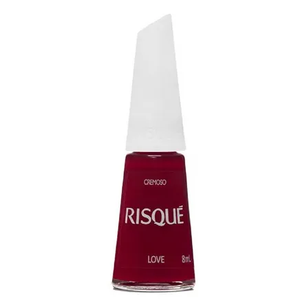 Esmalte Cremoso Risqué Vermelho Love 8ml – miniatura 1