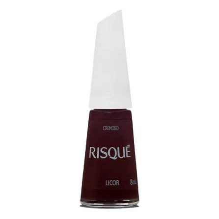 Esmalte Cremoso Risqué Vermelho Licor 8ml – miniatura 1