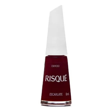 Esmalte Cremoso Risqué Vermelho Escarlate 8ml – miniatura 1