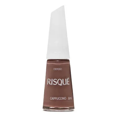 Esmalte Cremoso Risqué Nude Cappuccino 8ml – miniatura 1