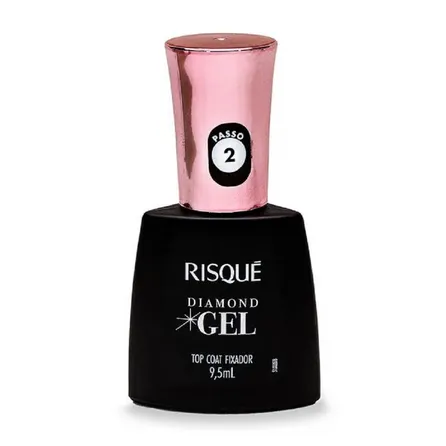 Gel Cremoso Risqué Diamond Top Coat Fixador 9,5ml – miniatura 1