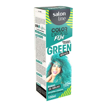 Tonalizante Salon Line Color Express Fun Green Místico 100ml – miniatura 1