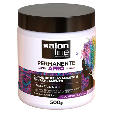 Creme de Relaxamento Salon Line Afro Permanente 500g – miniatura 1