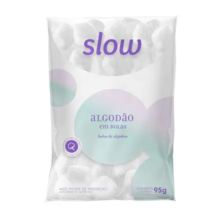 Algodão em Bolas Slow 95g – miniatura 1