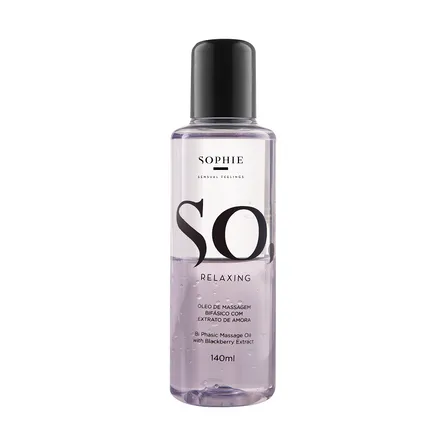 Óleo Bifásico Sophie Sensual Feelings So Relaxing com Extrato de Amora 140ml – miniatura 1