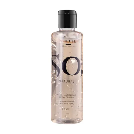 Gel De Massagem Lubrificante Sophie Sensual Feelings Aloe Vera Natural 100ml – miniatura 1