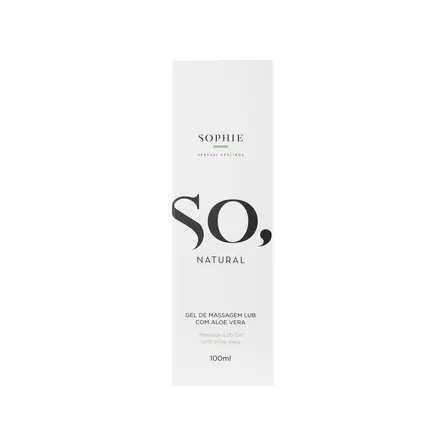 Gel De Massagem Lubrificante Sophie Sensual Feelings Aloe Vera Natural 100ml – miniatura 2