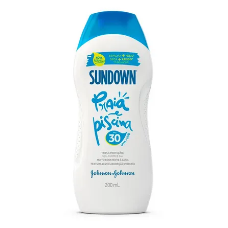Protetor Solar Sundown Praia e Piscina FPS 30 200ml – miniatura 1