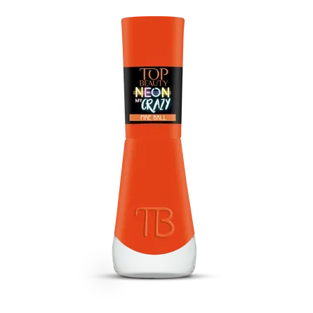 Esmalte Top Beauty Neon My Crazy Fire Ball 9ml – miniatura 1
