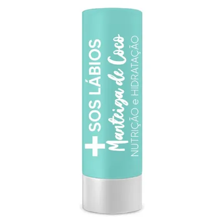 Lip Balm Top Beautt SOS Lábios Manteiga de Coco 3,5g – miniatura 1