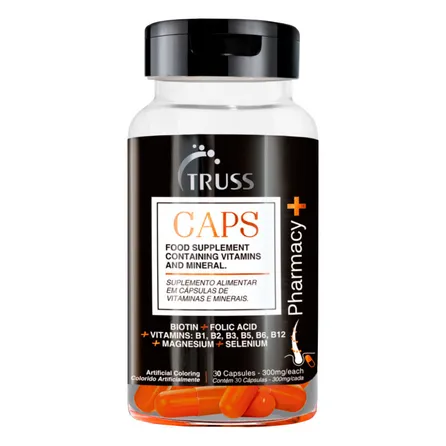 Suplemento Alimentar Truss Caps Pharmacy+ 30 Cápsulas – miniatura 1