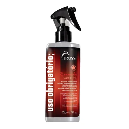 Tratamento Reconstrutor Truss Uso Obrigatório Miracle Summer 260ml – miniatura 1