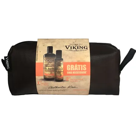Kit Necessaire Shampoo e Condicionador de Barba Terra Viking – miniatura 2