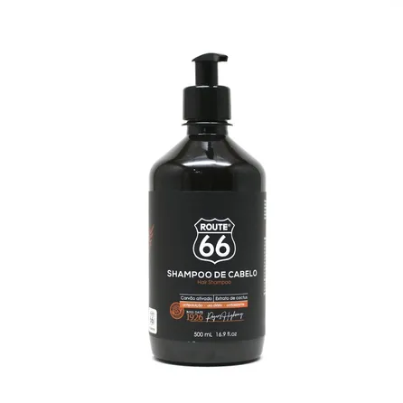 Shampoo de Cabelo Viking Route 66 Carvão Ativado 500ml – miniatura 1