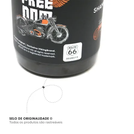 Shampoo de Cabelo Viking Route 66 Carvão Ativado 500ml – miniatura 3