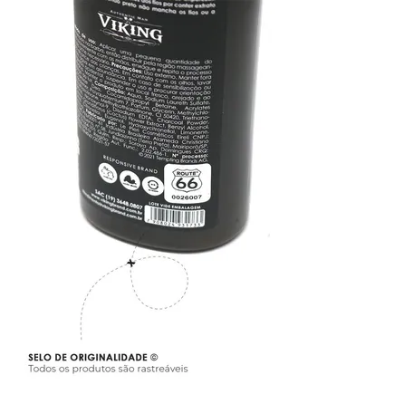 Shampoo de Barba Viking Route 66 Carvão Ativado 250ml – miniatura 4