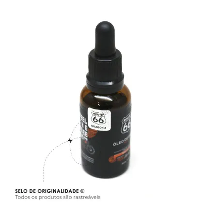 Óleo de Barba Viking Route 66 Carvão Ativado 30ml – miniatura 4