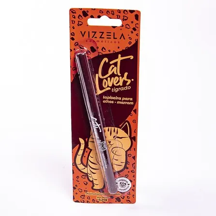 Lapiseira para Olhos Vizzela Cat Lovers Marrom 0,24g – miniatura 1