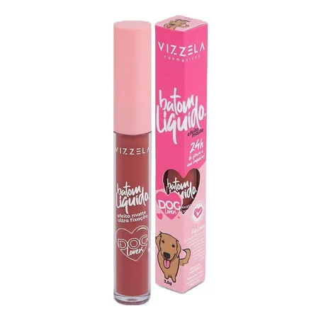 Batom Líquido Vizzela Golden Cor 06 3,5g – miniatura 1