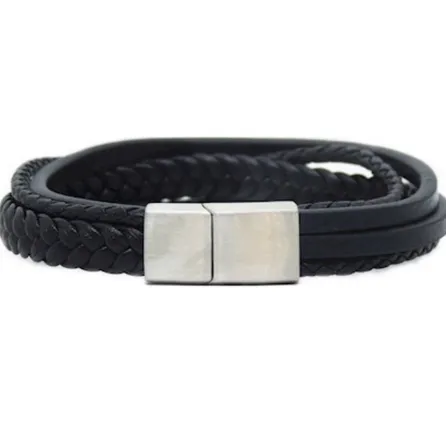 Pulseira Zye KLM 1128 Preta – miniatura 1