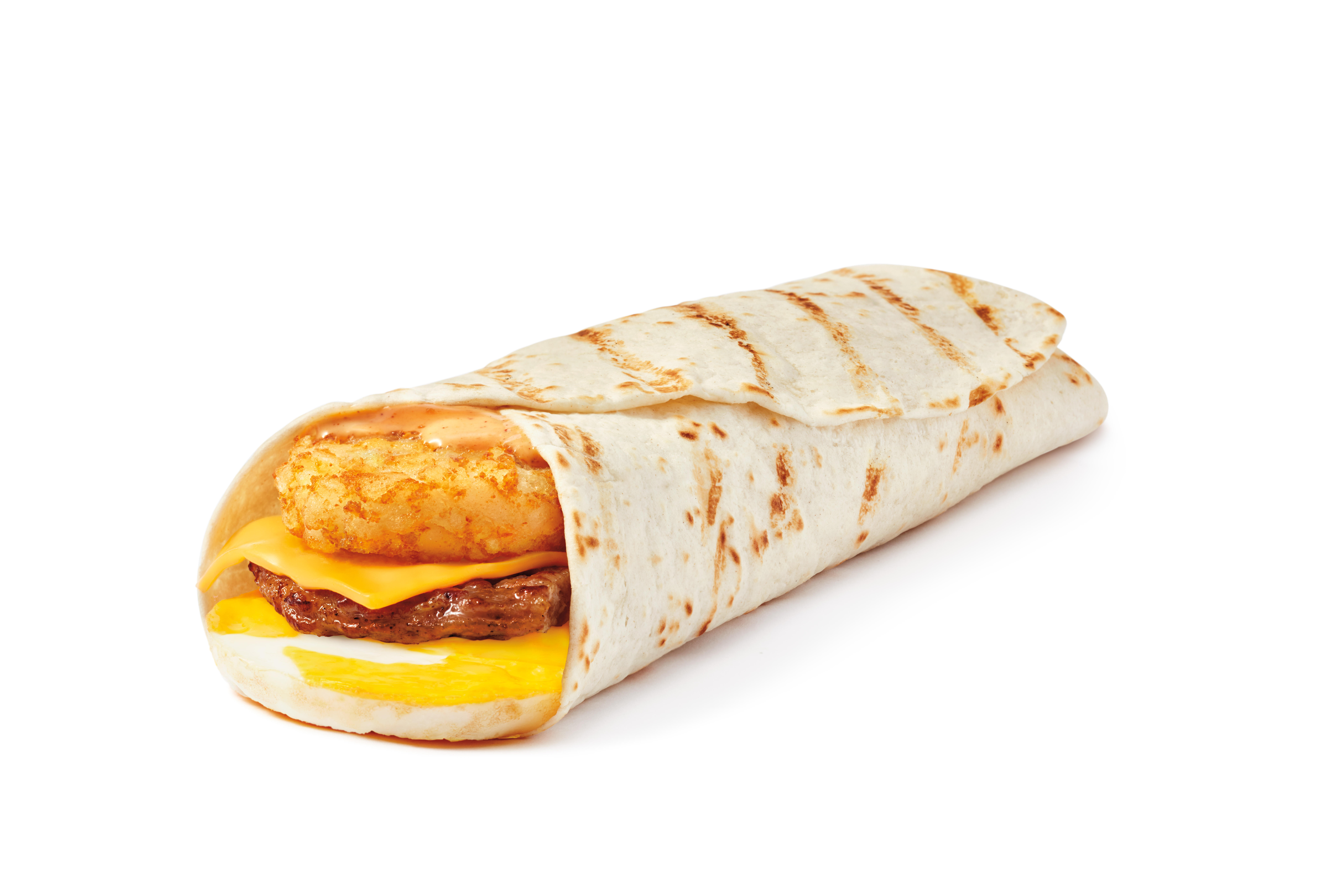 Farmer's Breakfast Wrap With Sausage