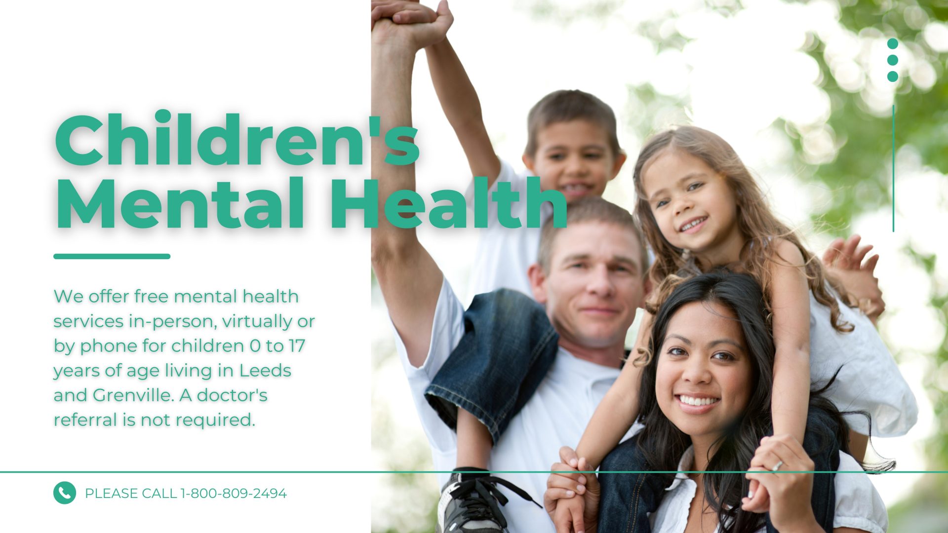 Children's Mental Health Of Leeds And Grenville logo