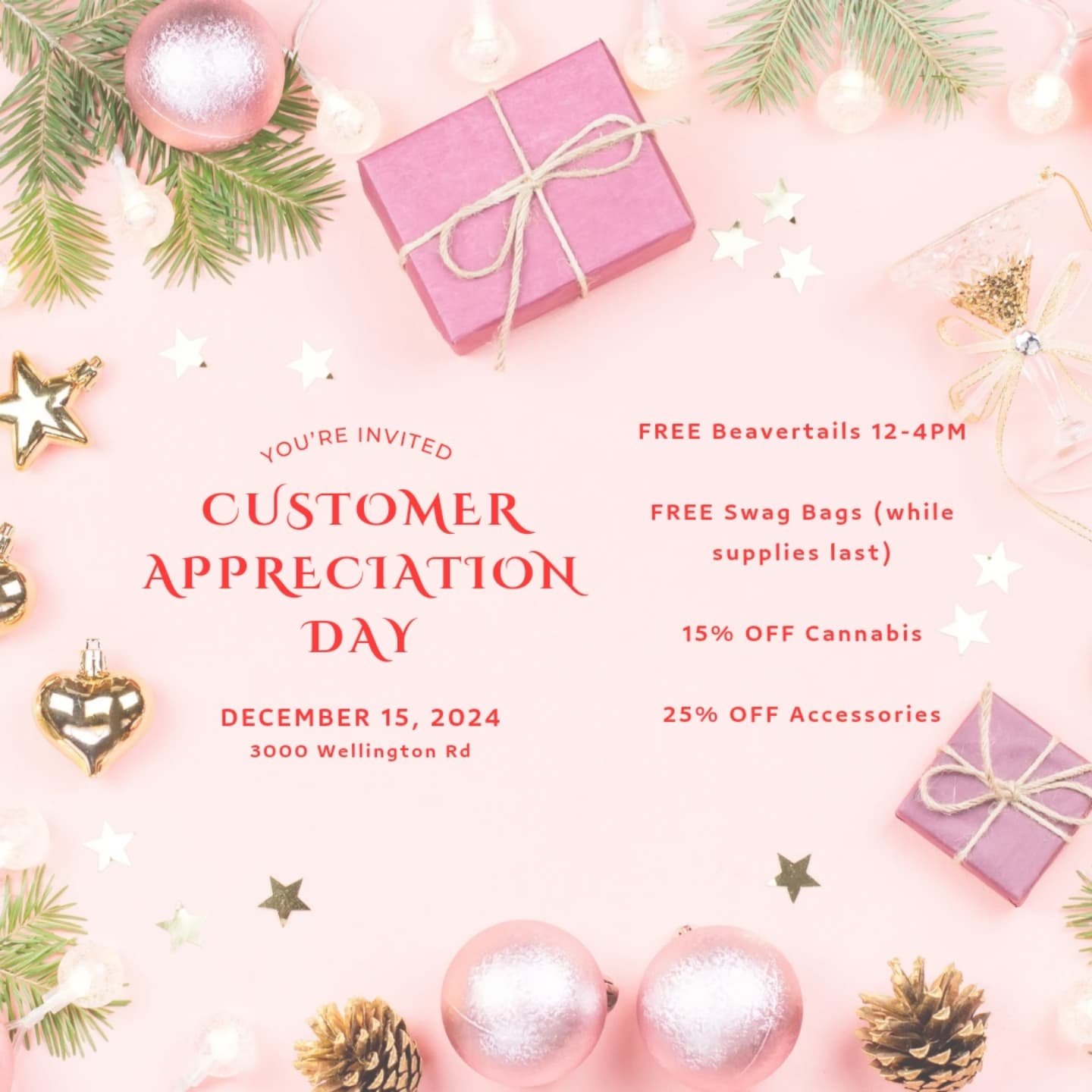 🎄✨️You're Invited to our 3rd Annual Customer Appreciation Day 🎅
