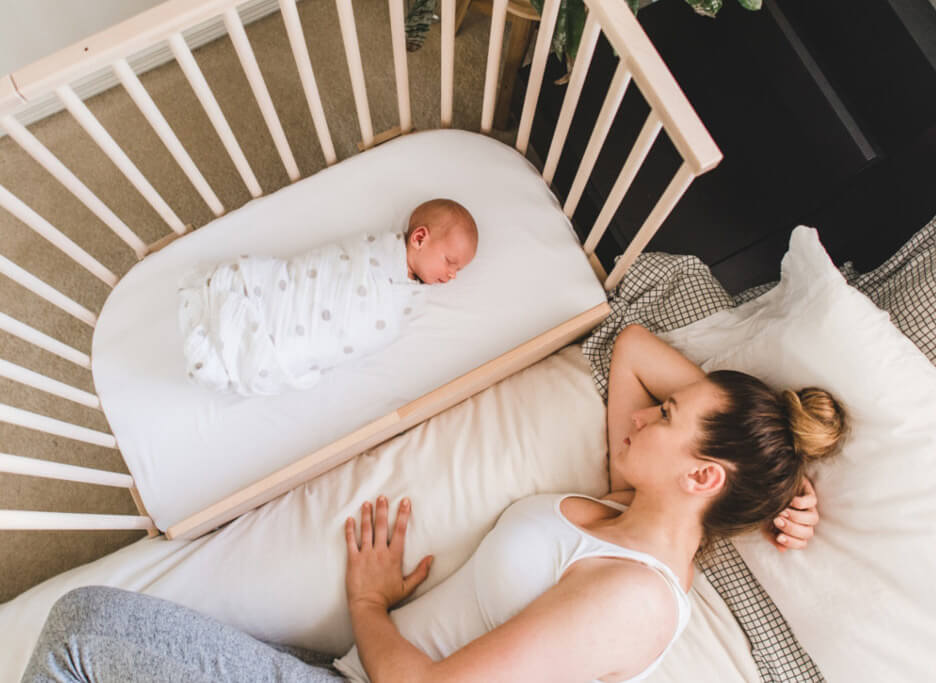 baby bed sleeper with parents