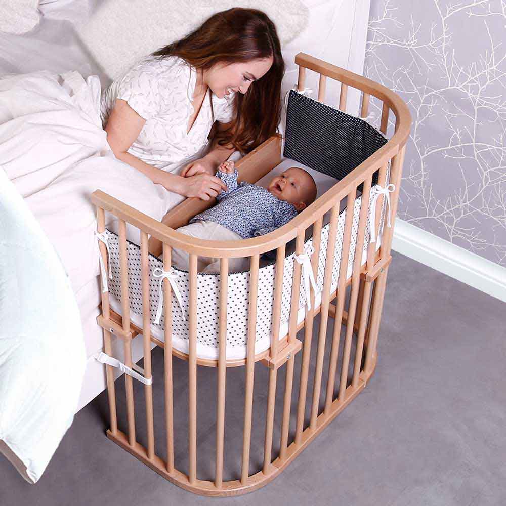 baby bassinet attaches to bed