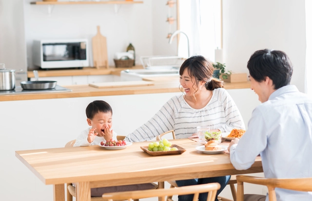 笑顔の食卓