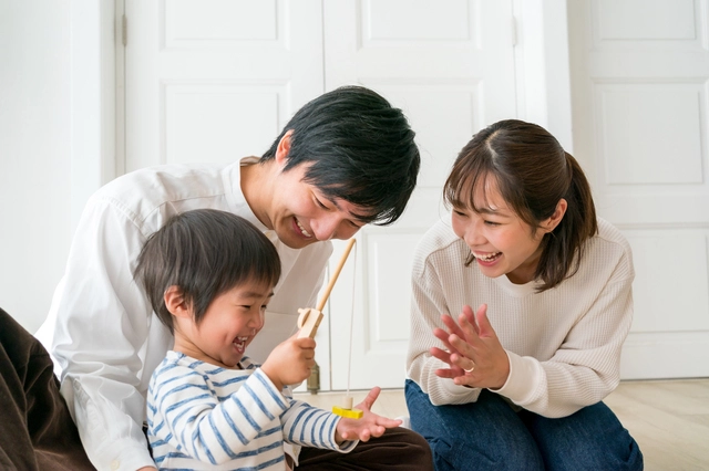 笑顔の男の子