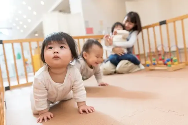 慣らし保育のときの子ども達の様子