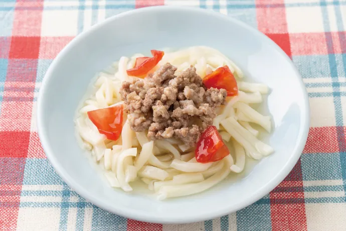 肉そぼろうどん