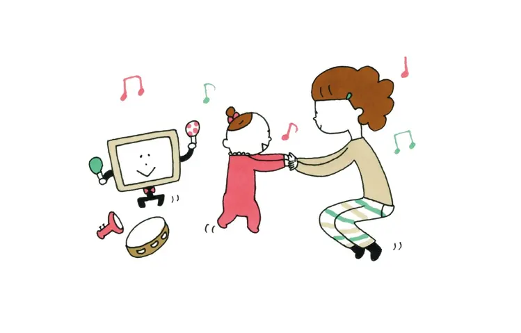 音楽にのる赤ちゃん