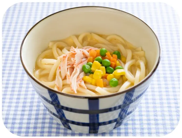 レンジで簡単！小田巻蒸しうどん