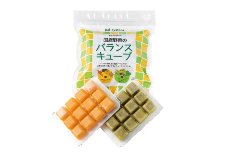 yumyum 国産野菜の バランスキューブ(黄・緑)