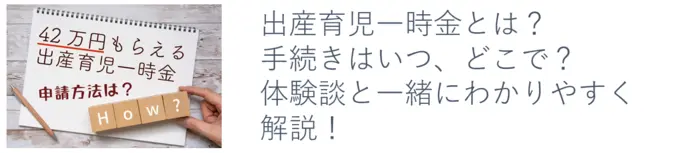 出産育児一時金とは