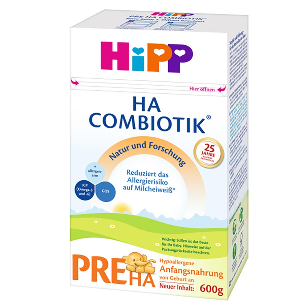 HiPP Hypoallergenic (HA) Stage PRE Combiotic Formula (600g)