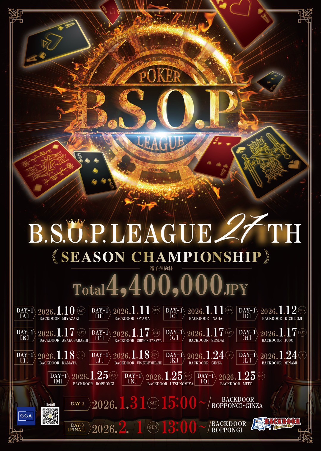 BSOPシーズンページ - SENDAI Extreme Bar「BACKDOOR」