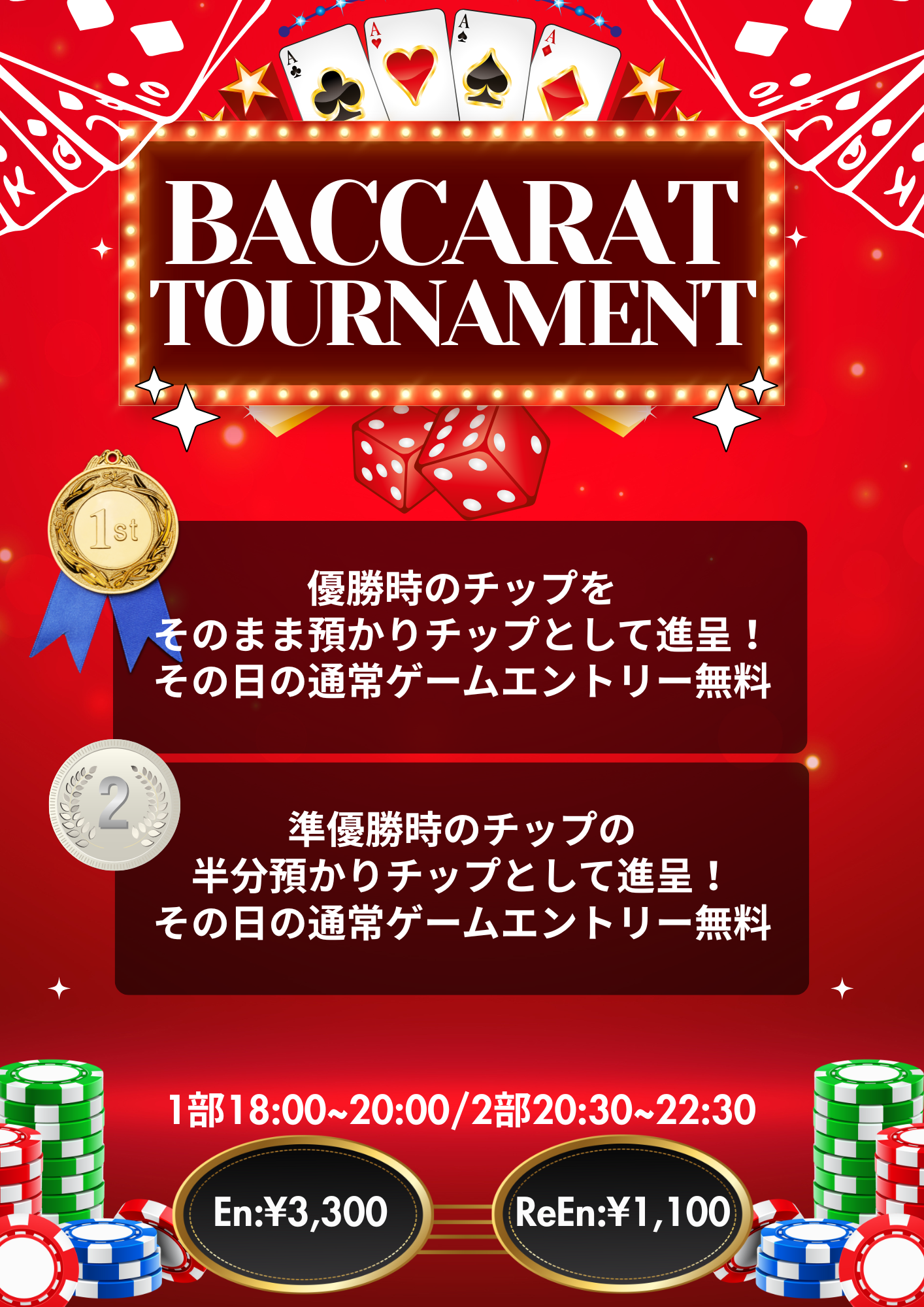 バカラ大会 - GINZA Extreme Bar「BACKDOOR」