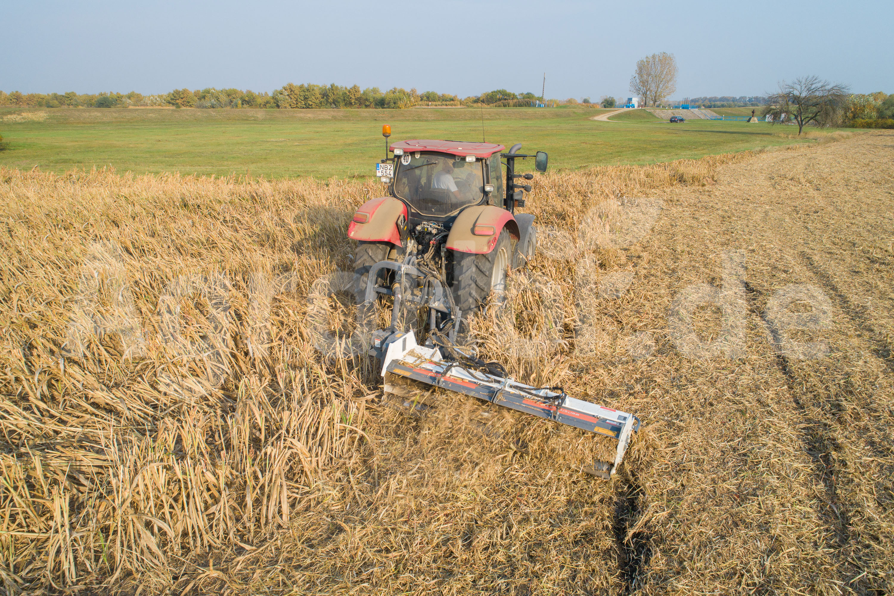 Landschaftsbau mit einem Mulcher
