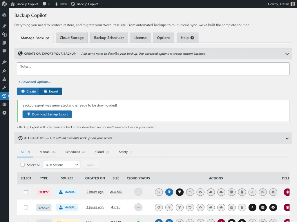 Feature Screenshot Image